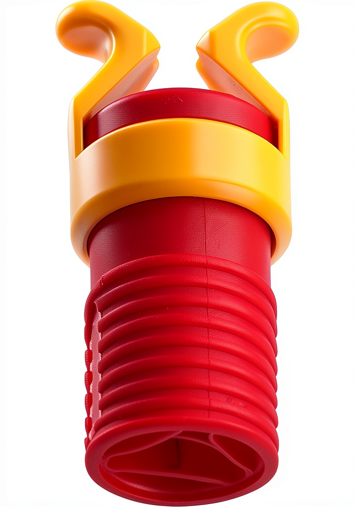 Gazechimp red hand screw clamp in use on a wooden surface