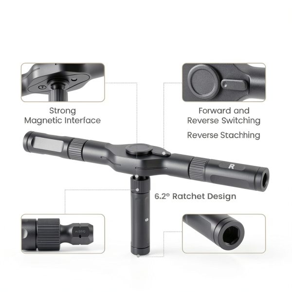 R RUCKERCO Ratchet Screwdriver Set Magnetic Ergonomic-2