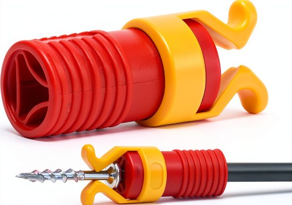Gazechimp Red ABS Modern Hand Screw Clamp Tool-5