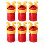 BORDSTRACT Hand Screw Clamp Holder ABS Plastic Red 40mm-0