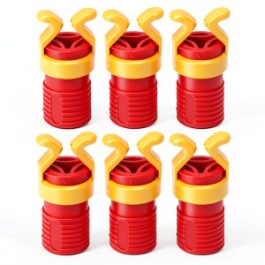 BORDSTRACT Hand Screw Clamp Holder ABS Plastic Red 40mm-0