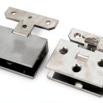 Aexit Glass Clip Silver Alloy Material Mounting Hardware-0