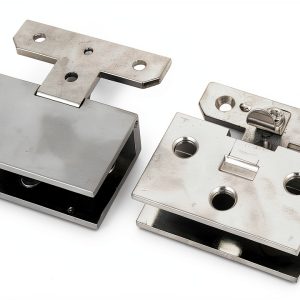 Aexit Glass Clip Silver Alloy Material Mounting Hardware-0