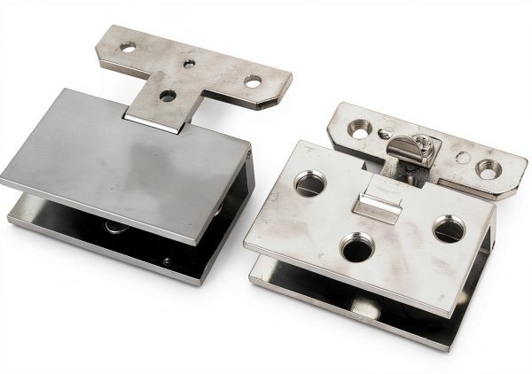 Aexit Glass Clip Silver Alloy Material Mounting Hardware-0