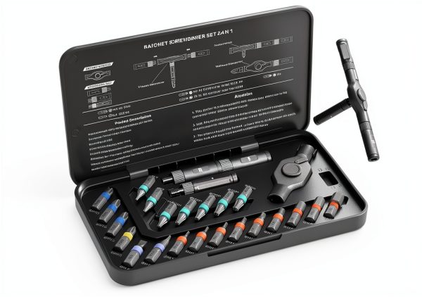 R RUCKERCO Ratchet Screwdriver Set Magnetic Ergonomic-0