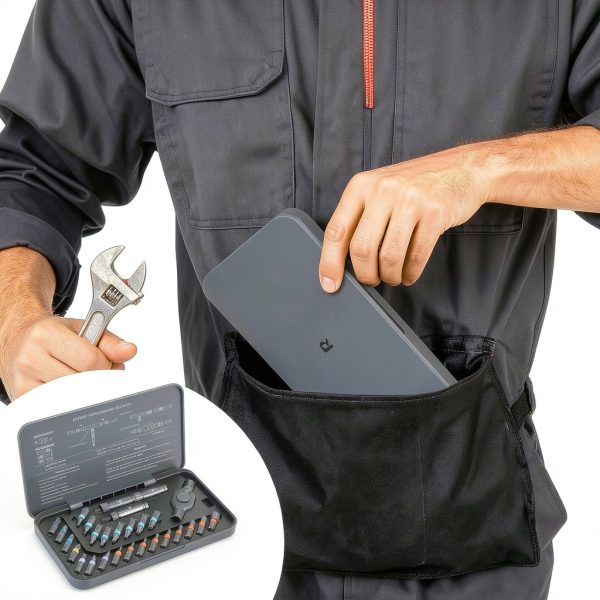 R RUCKERCO Ratchet Screwdriver Set Magnetic Ergonomic-5