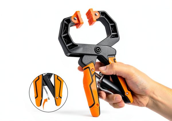 VANQUISH Ratcheting Hand Clamps Nylon Quick Release 2 Pack-5