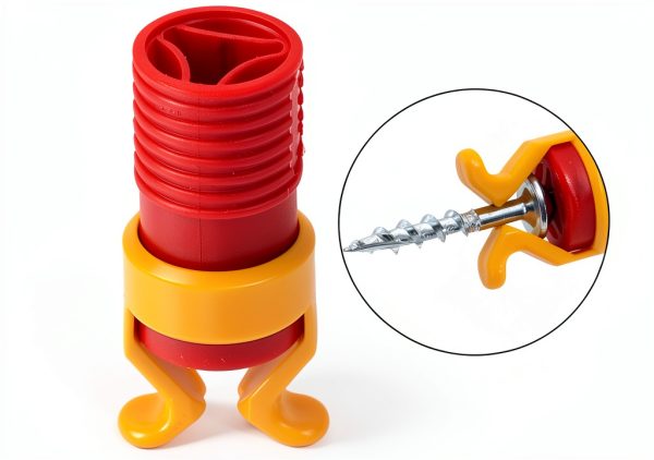 Gazechimp Red ABS Modern Hand Screw Clamp Tool-7