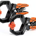 VANQUISH Ratcheting Hand Clamps Nylon Quick Release 2 Pack-0