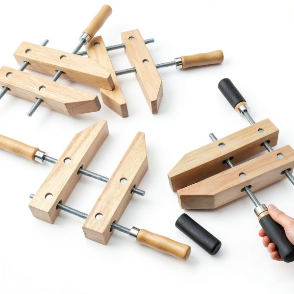 Rockler Wooden Handscrew Clamp Alloy Steel Wood Classic-1
