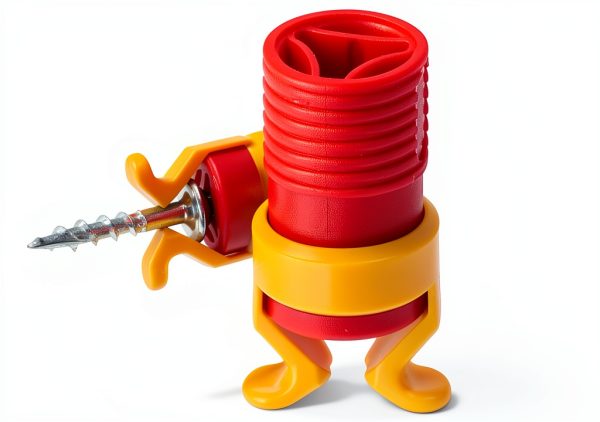 Gazechimp Red ABS Modern Hand Screw Clamp Tool-1