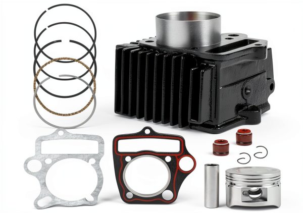 52.4mm Engine Cylinder Piston Kit FLYPIG for 110cc ATV Complete 5 Ring-0