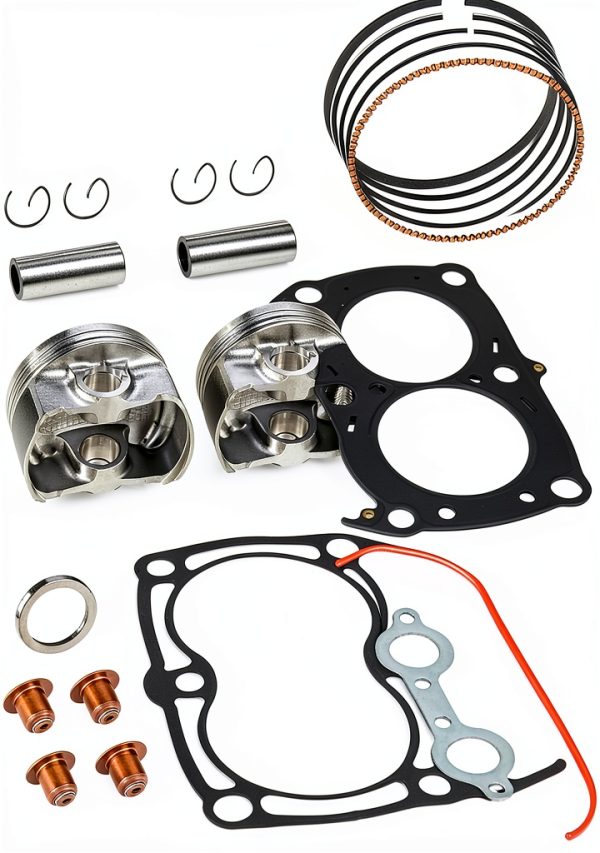 MOTO1988 Top End Piston Ring Kit w/ Gasket for Polaris Sportsman 800-6
