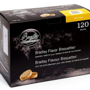Bradley Smoker Bisquettes for Grilling and BBQ, Alder Special Blend, 120 Pack-0