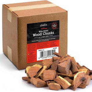 Alder Wood Chunks Camerons 420 cu in Natural BBQ Smoker Fuel 5 lb-0