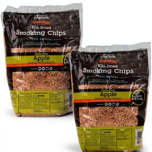 Apple BBQ Wood Chips Camerons Extra Fine Smoker 2 Pack 260 cu in-0