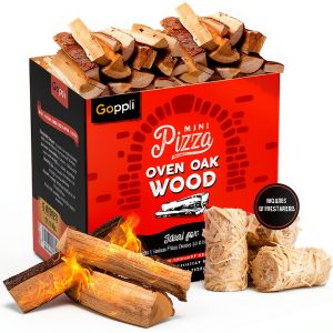 Goppli Kiln Dried Pizza Oven Wood - 5-6" Oak Logs 12-14 lbs-0