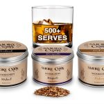 5 x 2oz Wood Chips for Cocktail Smoker (Set of 5: Cherry, Hickory, Apple, Mesquite, Walnut) - 5 Flavors of Smoking Gun Wood Chips - Whiskey Gifts for Men-0