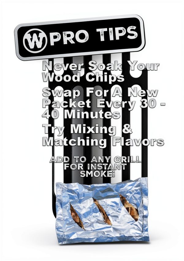 Western BBQ Wood Smoking Chips Pack of 4 Cherry Hickory Mesquite Pecan-3