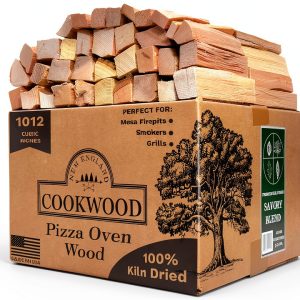 Savory Blend 5 Inch Universal Cooking Firewood 14lb Premium Kiln Dried-0