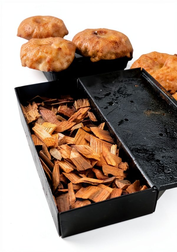 Western BBQ Wood Smoking Chips Pack of 4 Cherry Hickory Mesquite Pecan-1