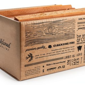Wildwood Grilling Kiln-Dried Cedar Wood Kindling - Medium Hearth Box - Perfect for Indoor Fireplaces, BBQ Grills, Outdoor Fire-pits, Pizza Ovens & Smokeless Fire Pits-0