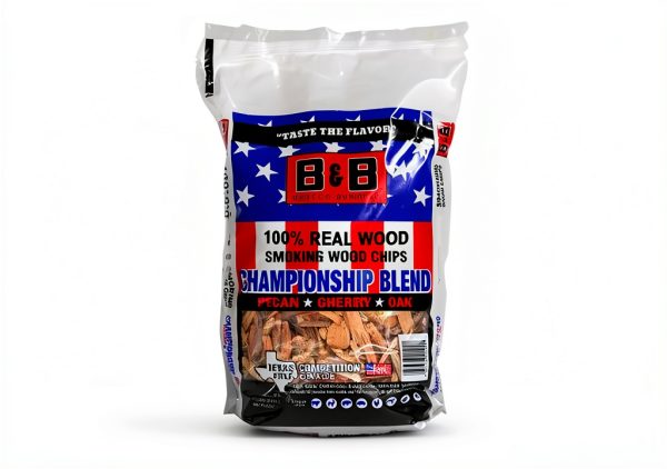 B&B Charcoal Smoking Chips 2-Pack Premium Hardwood Blend for Grilling-0