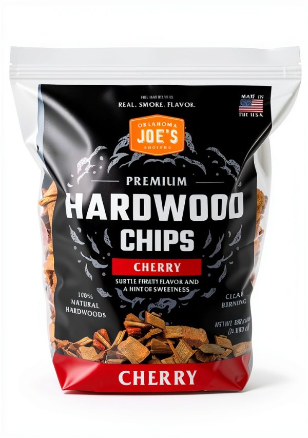 Cherry Wood Smoker Chips by Oklahoma Joe's 192 cu in Natural Hardwood-0