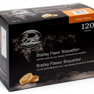 Bradley Smoker Bisquettes for Grilling and BBQ, Mesquite Special Blend, 120 Pack-0