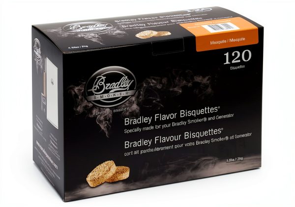 Bradley Smoker Bisquettes for Grilling and BBQ, Mesquite Special Blend, 120 Pack-0