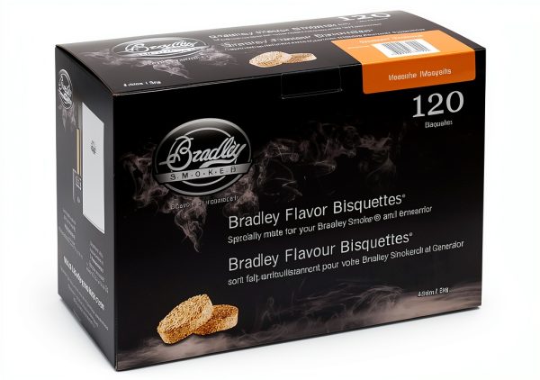 Bradley Smoker Bisquettes for Grilling and BBQ, Mesquite Special Blend, 120 Pack-1