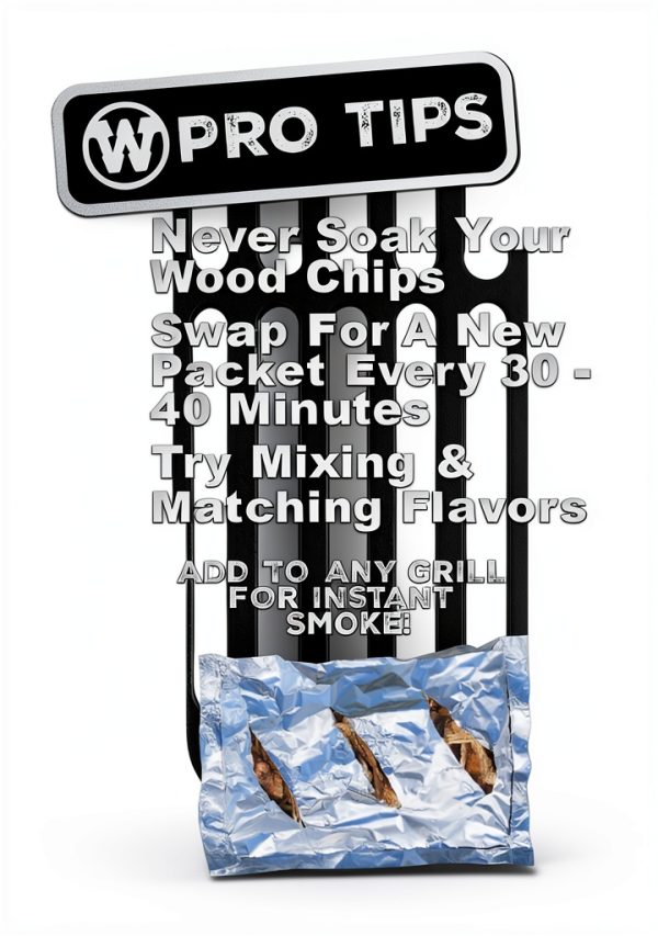 Western BBQ Smoking Wood Chips 4‑Pack – Apple, Mesquite, Hickory,-2